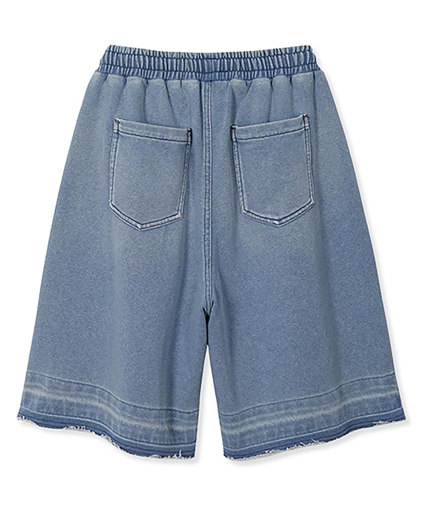 MMIC Garage Shorts Washed Blue