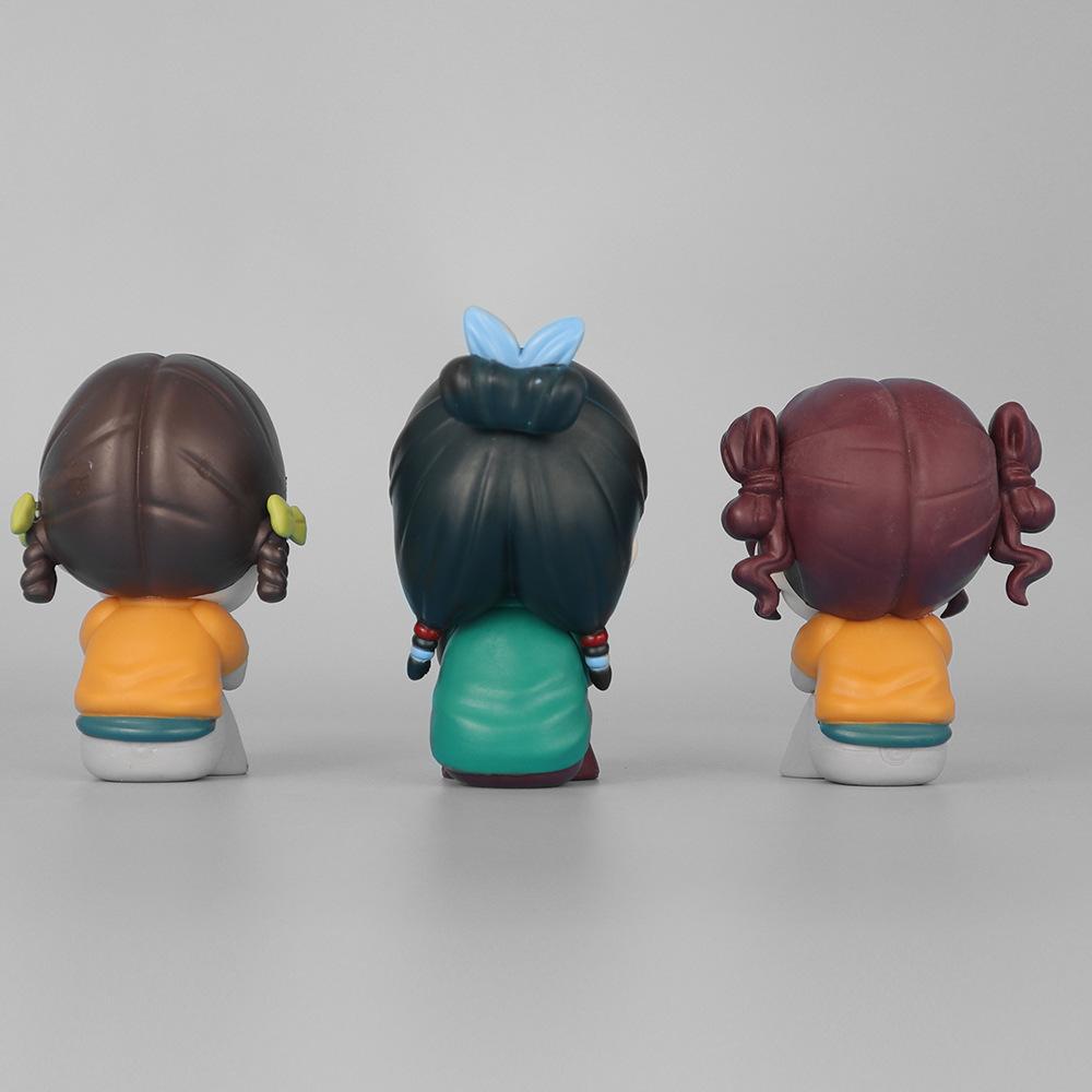 Em Estoque Os Diários do Apotecário Maomao Jinshi Mini Figura Anime Periferia Kawaii Brinquedos Sentados Enfeites de Mesa Carro Modelo Presentes