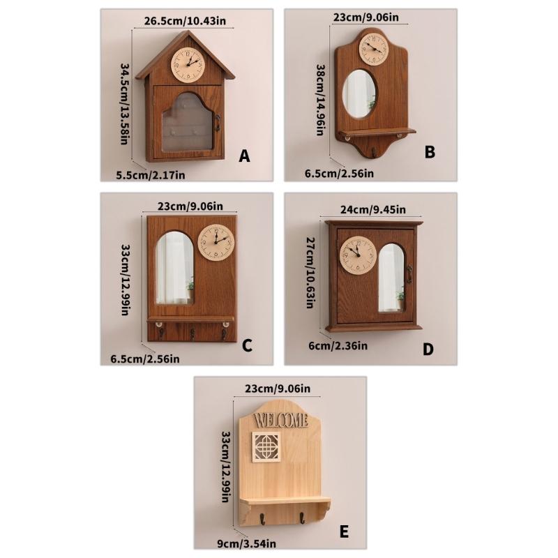 Multiple Hook Key Rack for Hallway Decors Space Saving Key Organizers Rack Designed for All Users in Various Locations