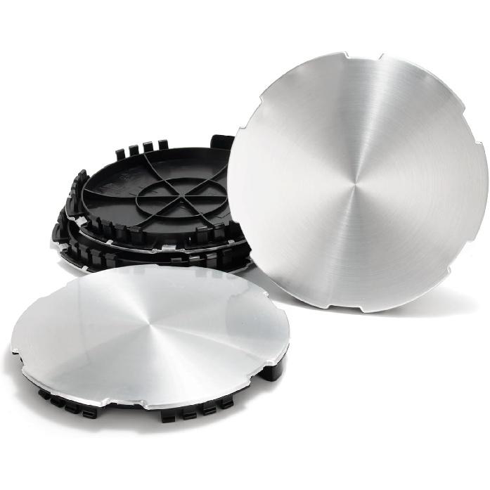 

4Pcs 198.6mm(7.81in) Wheel Center Caps for 2003-2006 Sierra 2007 Sierra Classic 2003-2006 Yukon XL 2003-2006 Yukon Silver Hub Caps, Replacement