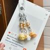 Pendant Keychain Lightweight Resin Bear Shape Pendant Keychain Multi-Purpose Portable Keyring for Bag And Phone