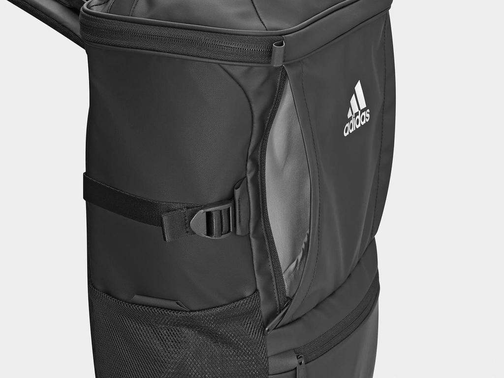 Adidas Fits A4 Size and Men's Backpack, 22L, 14-inch Laptop, No. 68044, Black/Silver