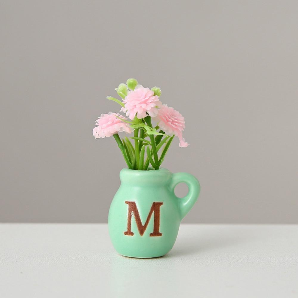 

Ceramics Mini Vase Magnets Mini Decorative Item Fridge Magnets Artificial Flower Fun Refrigerator Accessories Fridge Decoration