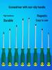 Industrial Grade Phillips & Flathead Screwdriver Set with Magnetic Tip - Torx and Starter Household Tools