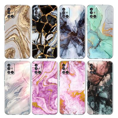 Marble Clear Case For Samsung Galaxy A52 A12 A51 A32 A21s A71 A32 A22 50 A70 A31 A72 5G Phone Cover