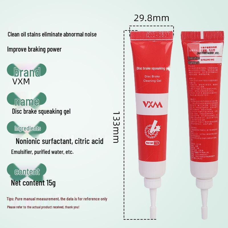 Bicycle Disc Brake Noise Eliminator Gel and Cleaner