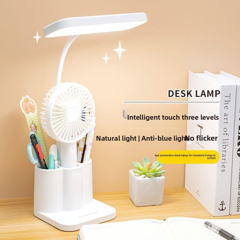 Minimalist Modern Student Desk Lamp Touch Control Eye Caring Led Dorm Study Room