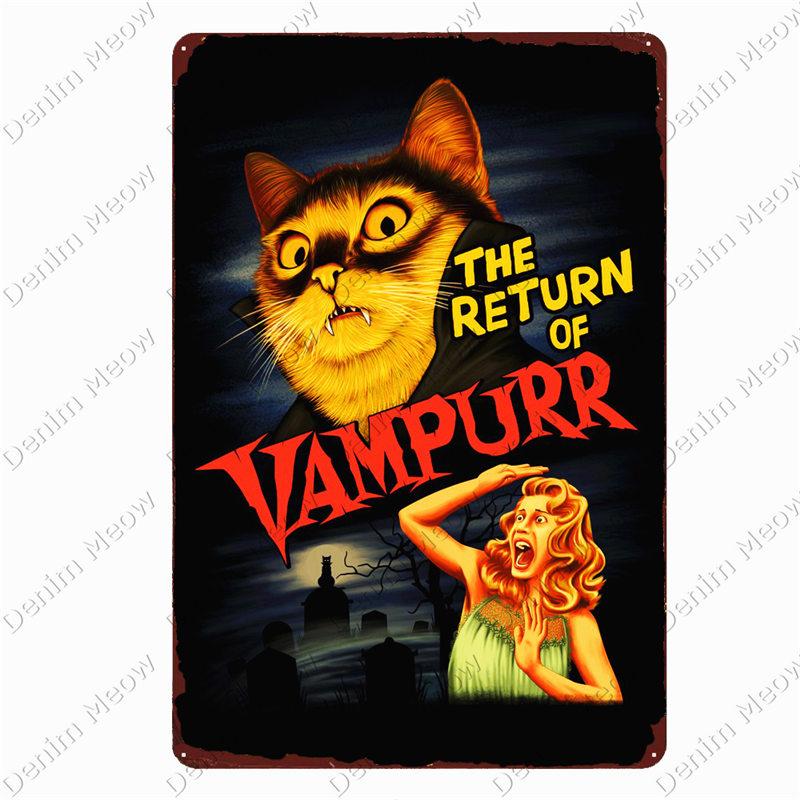 Halloween Party Poster, Happy Halloween Vintage Metal Signs, Bar, Pub, Cafe, Home Decor, Tin Painting, Tin Plate, N369