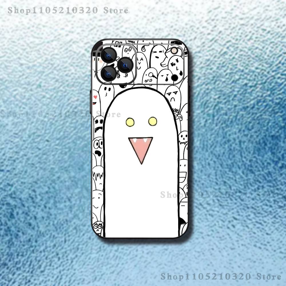 

Чехол для телефона Lightsaber BL Manhwa для iPhone 17,16,15,14,13,12,11,Pro,Max,Plus,E,SE4,Air,Mini Черный Мягкий Funda iPhone16