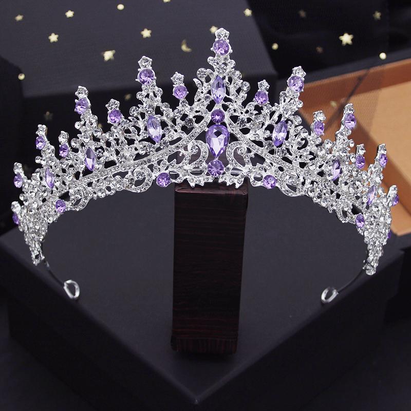 Luxury Headdress Wedding Crown Bride Tiaras and Crowns for Queen Diadem Pageant Crown Bridal Hair Jewelry Accessories