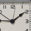 Square Metal Alarm Clock Snooze and Battery Operated Night Light Desk Clock for Bedroom Travel Kitchen Kid Room Hotel