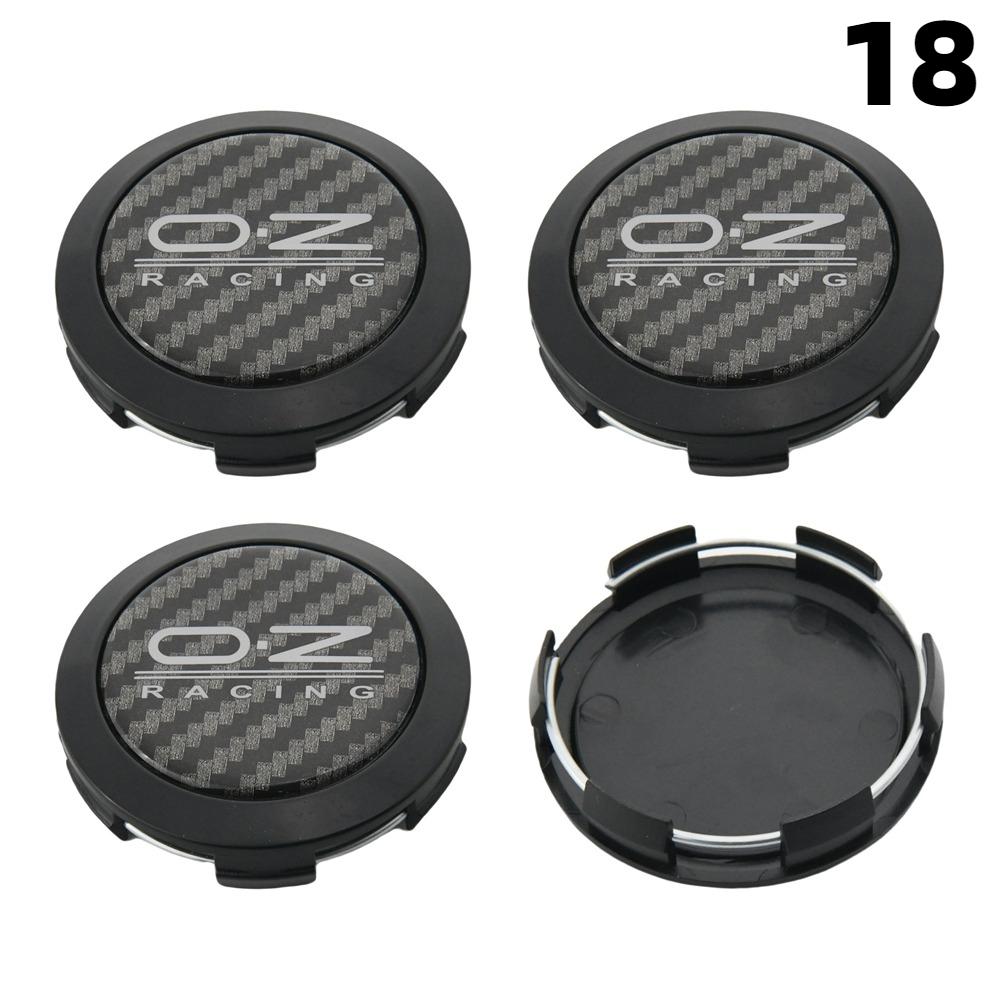1Set/4PCS 64MM OD / 62MM ID Cap For Rims OZ Logo Wheel Center Cap Sport Car Wheel Cover Hub caps