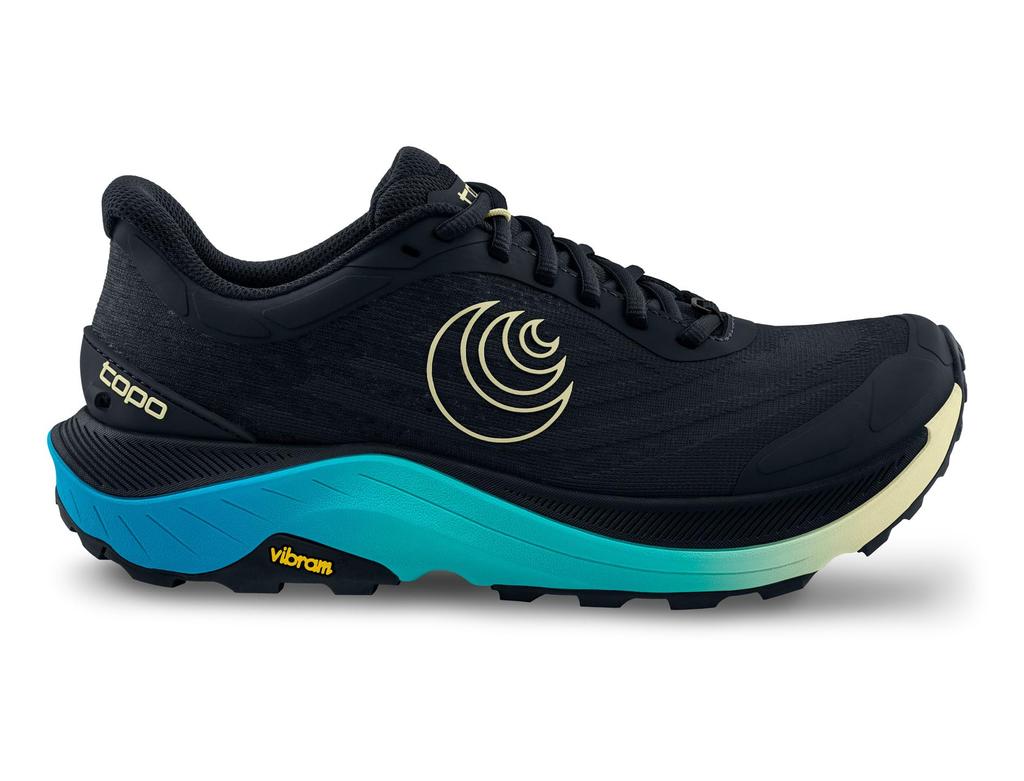 ULTRAVENTURE 4 Trail Running 5mm EU Size 020099 Women's Shoes, Drop, Black/Lime, W8.5 (25.0 cm),