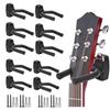 1-10pcs Adjustable Wall-Mounted Guitar Holder Stainless Steel Non-Slip Sponge Stand Easy Install for Stringed Instrument Ukulele