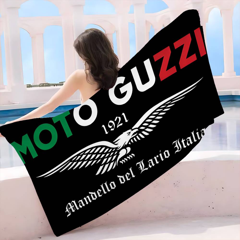 M-Moto G-Guzzi Microfiber Blanket Quick Drying Beach Towels Oversized Printing Super Absorbent Pool Towel Blanket