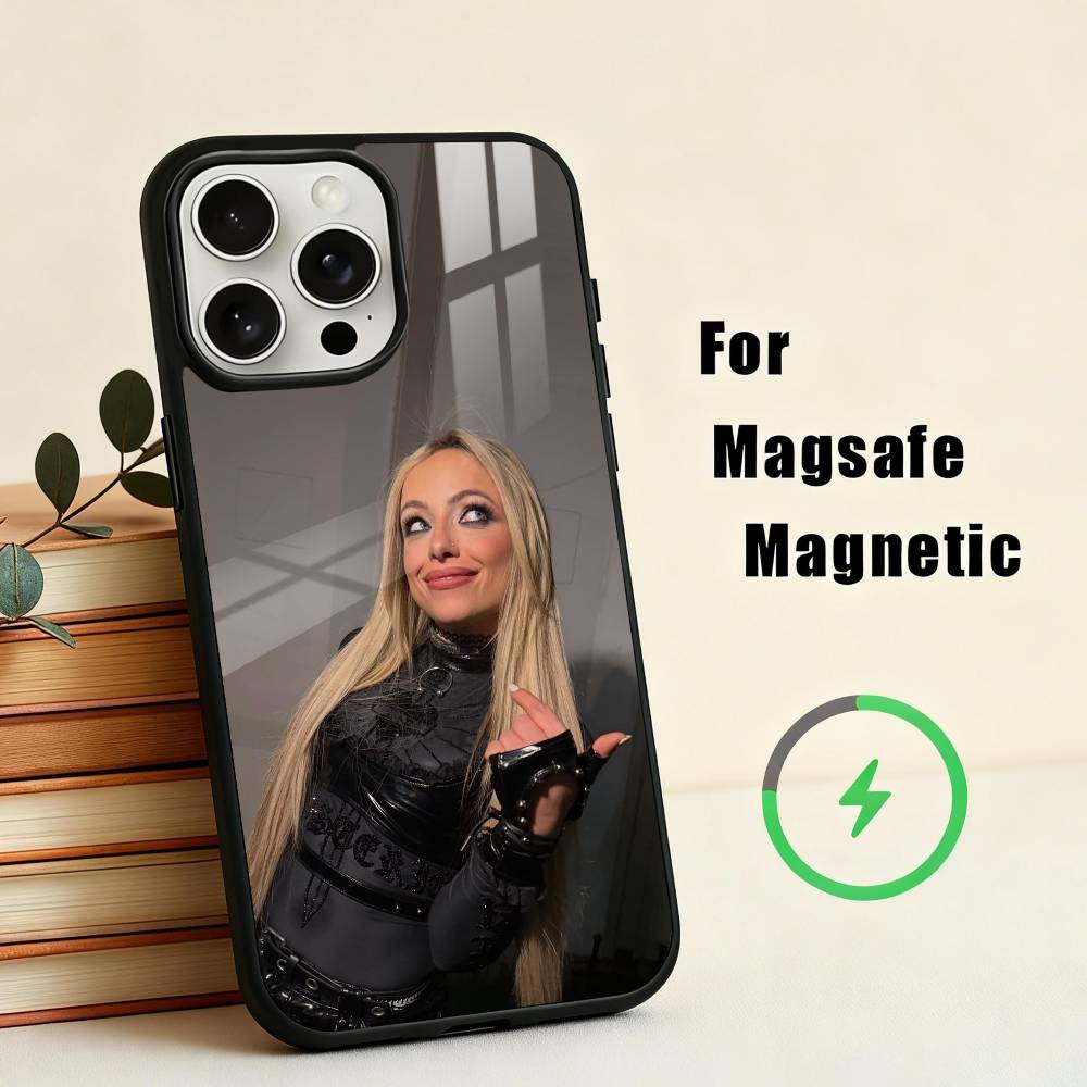 L-Liv M-Morgan-N Phone Case For iPhone17,16,15,14,13,12,11 Plus,For Magnetic Wireless Charge Cover