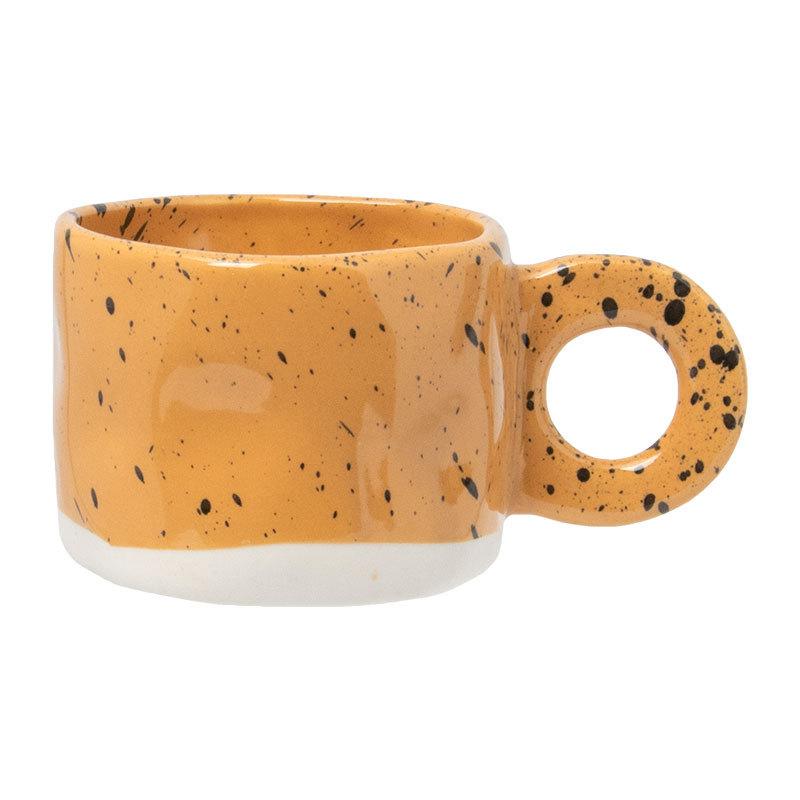 High-Value Ink Splashing Ceramic Cup, Afternoon Tea, Coffee Cup, Household Drinking Cup, Breakfast Cup, Milk Cup, Office Cup