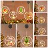 Hanging Window Suction Cup Lamp Snowflake Christmas Window Lights  New Year