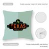 Texas Roadhouse Cushion Cover Anti-dustmite Pillowcase Invisible Zipper Silky Short Plush Sofa Cushion Cover