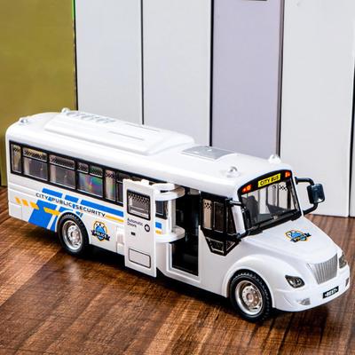 Bus Toy Model 1/12 Scale Learning Fun Vehicle for Ages 3+ Kids Festivals