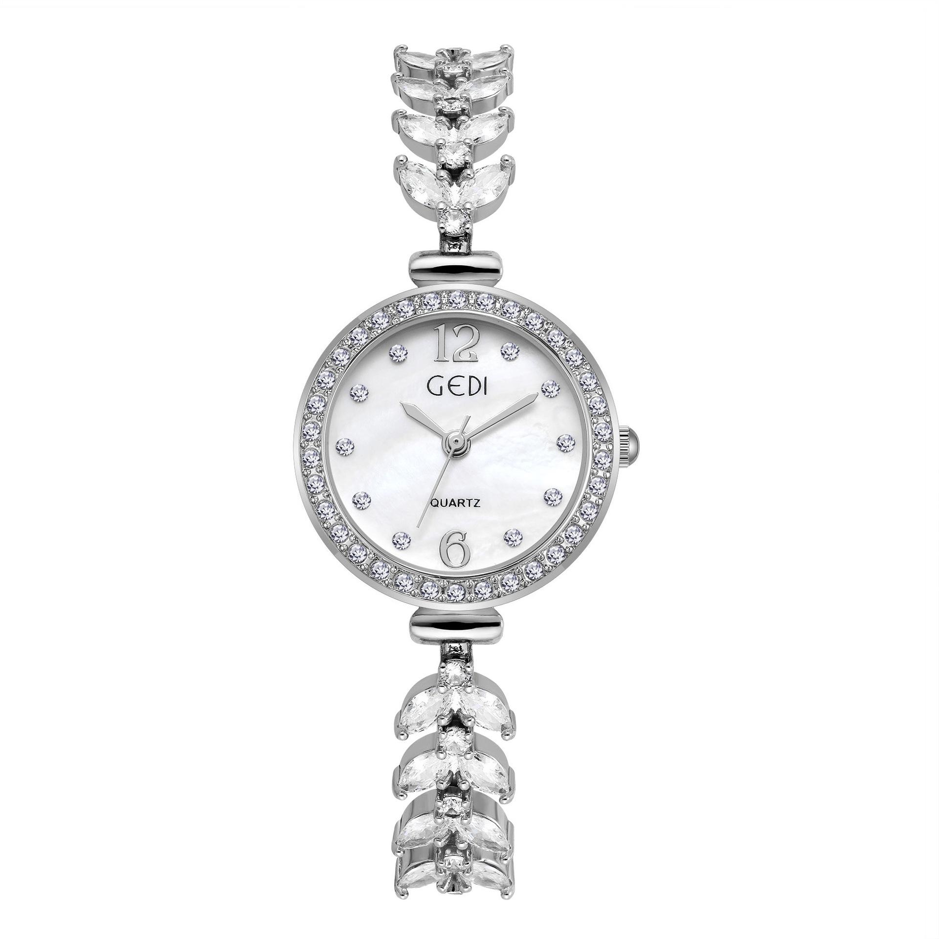 Ladies Niche Light Luxury Gypsy Fish Tail Watch Female Fritillary Face Full Diamond Female Watch Mermaid Watch