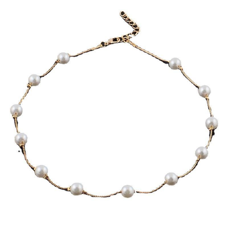 Korean Multi-Strand Pearl Necklace - Versatile Jewelry for Women