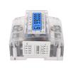 Energy Meter 3 Phase 4 Wire Backlit LCD Display DIN Rail Installation Electricity Meter 10‑100A 230 400VAC