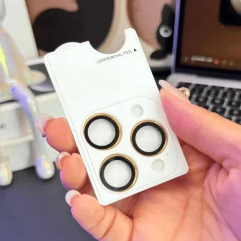 1Set Ultra HD Colorful Anti-Fog Glass Camera Protector Film For IPhone 17 Air Pro Max Anti-scratch Lens Cover Phone Accessories