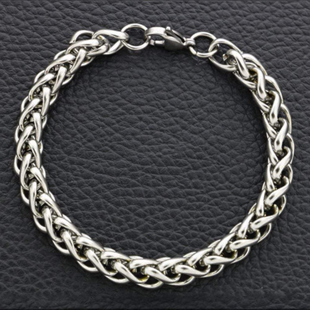 Surgical Steel Keel Chain Unisex Bracelet (8mm)