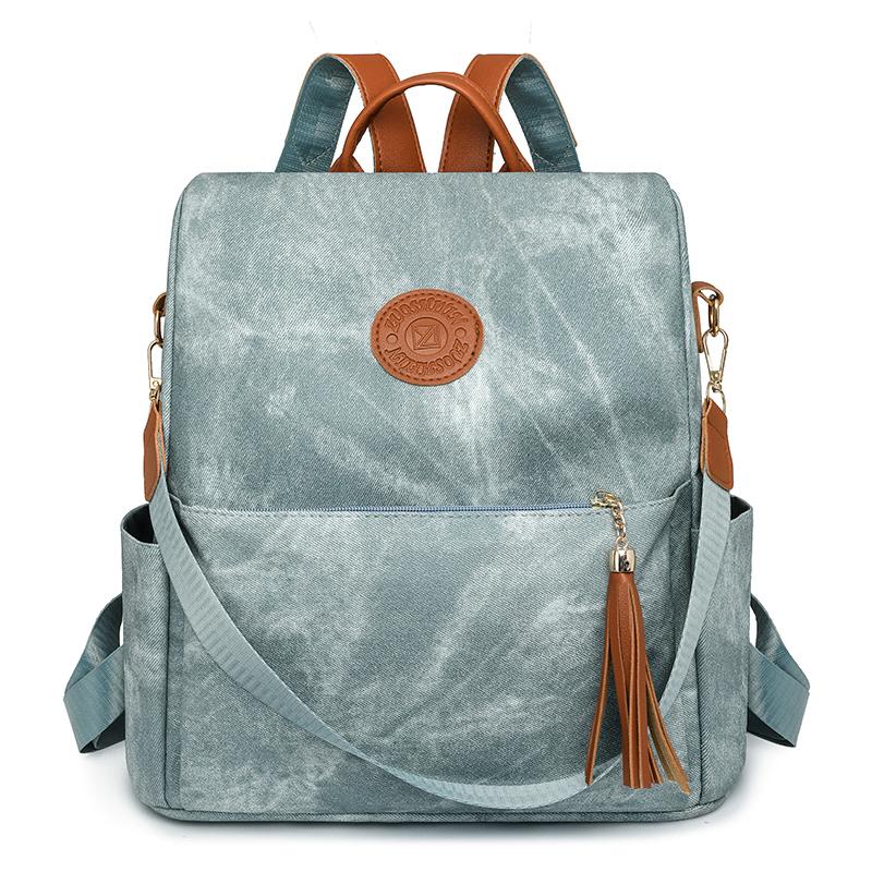 Multi-Function Large Capacity Backpack Women Soft Leather Outgoing Backpack Travel Bag