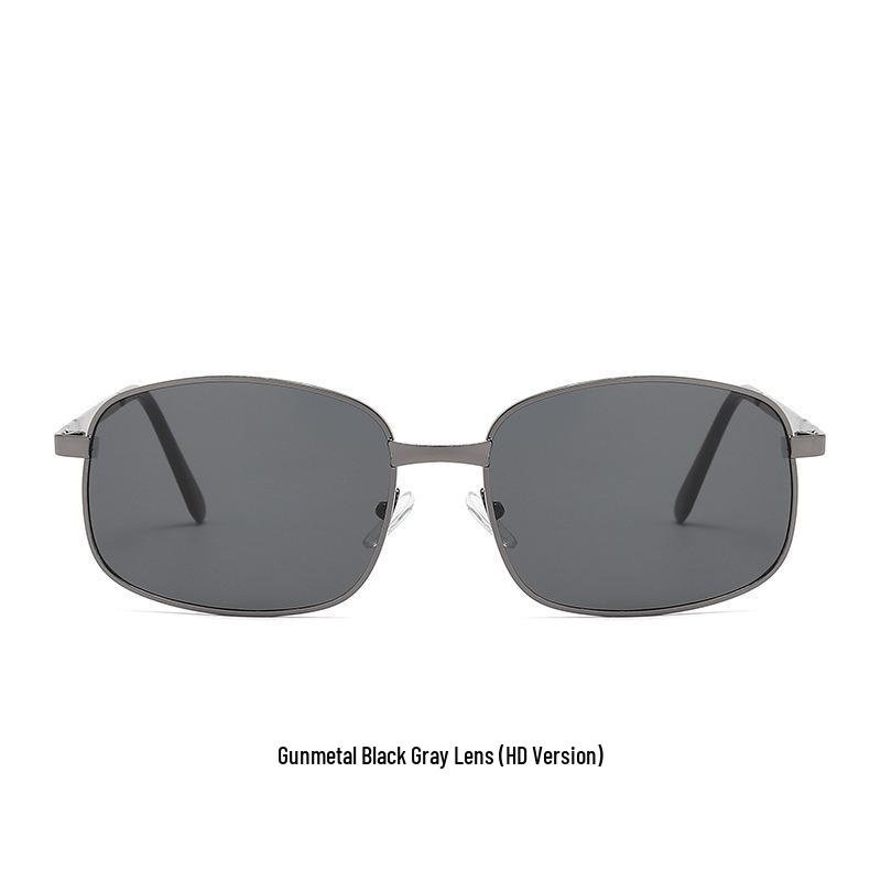 X3027 Чоловічі розумні фотохромні поляризаційні металеві квадратні сонцезахисні окуляри для водіння та риболовлі