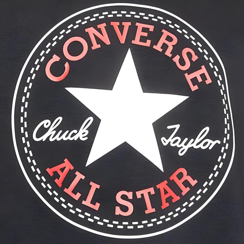 Converse Chuck Patch Stand Fit Core Crew Sweatshirt Unisex Black 10025472-A01