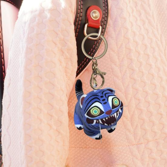 Anime Plyšová Klíčenka Tygřík Roztomilá Plyšová Panenka Tygřík Kroužek na Klíče Měkké Vycpané Zvířátko Dárek pro Rodinu Přátele Děti