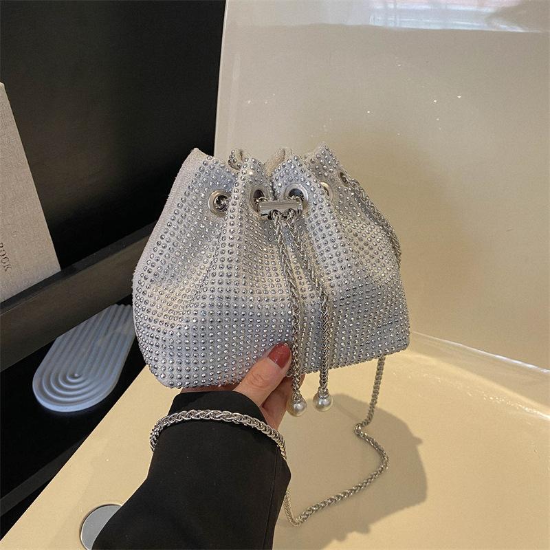 Shoulder Crossbody Handbag Ladies Fashion Casual Versatile Bucket Shape