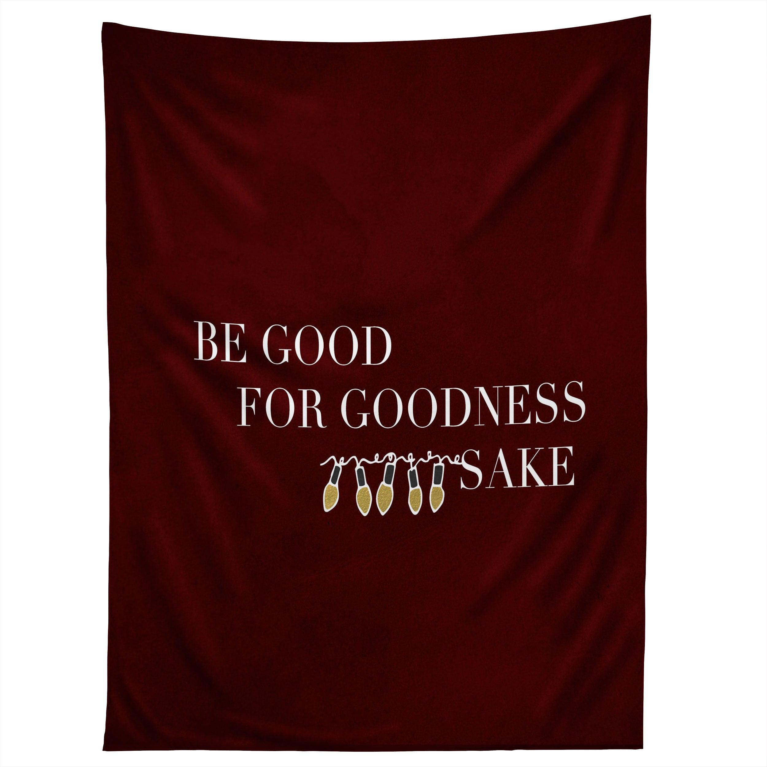 FOR GOODNESS SAKE tapestry 75x100 чёрный
