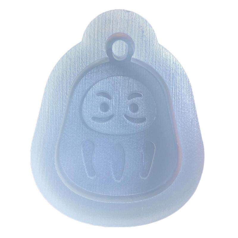 Schlüsselanhänger Silikonform Anhänger s Form Dharma Epoxidharz Gussformen für Handwerk Schmuckherstellung Heimdekoration