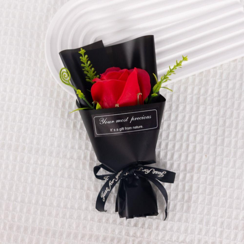 Mini Soap Flower Mother's Day Gifts Simulated Soap Bouquet Artificial Rose Flower  Teachers' Day