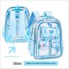 Transparent Jelly Backpack For Girls And Boys Pvc School Bag With Large Capacity For Kids And Teens