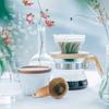 HARIO V60 Sklenený Priehľadný Kávový Drip Olivové Drevo 01 Kávový Drip na Šálky Žiaruvzdorný 1-2 VDGR-01-OV