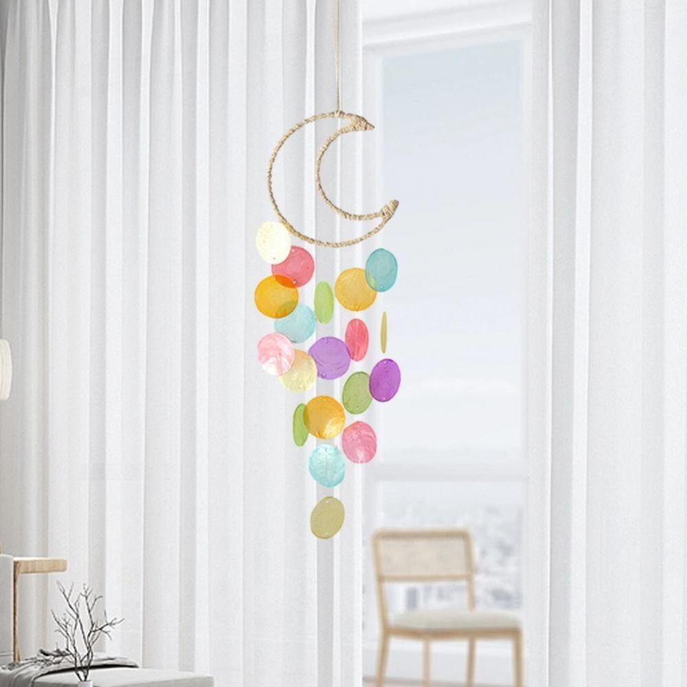 Circle Shell Wind Chimes Natural Shell Shell Pendant Creative Dream Catchers  Kids Room