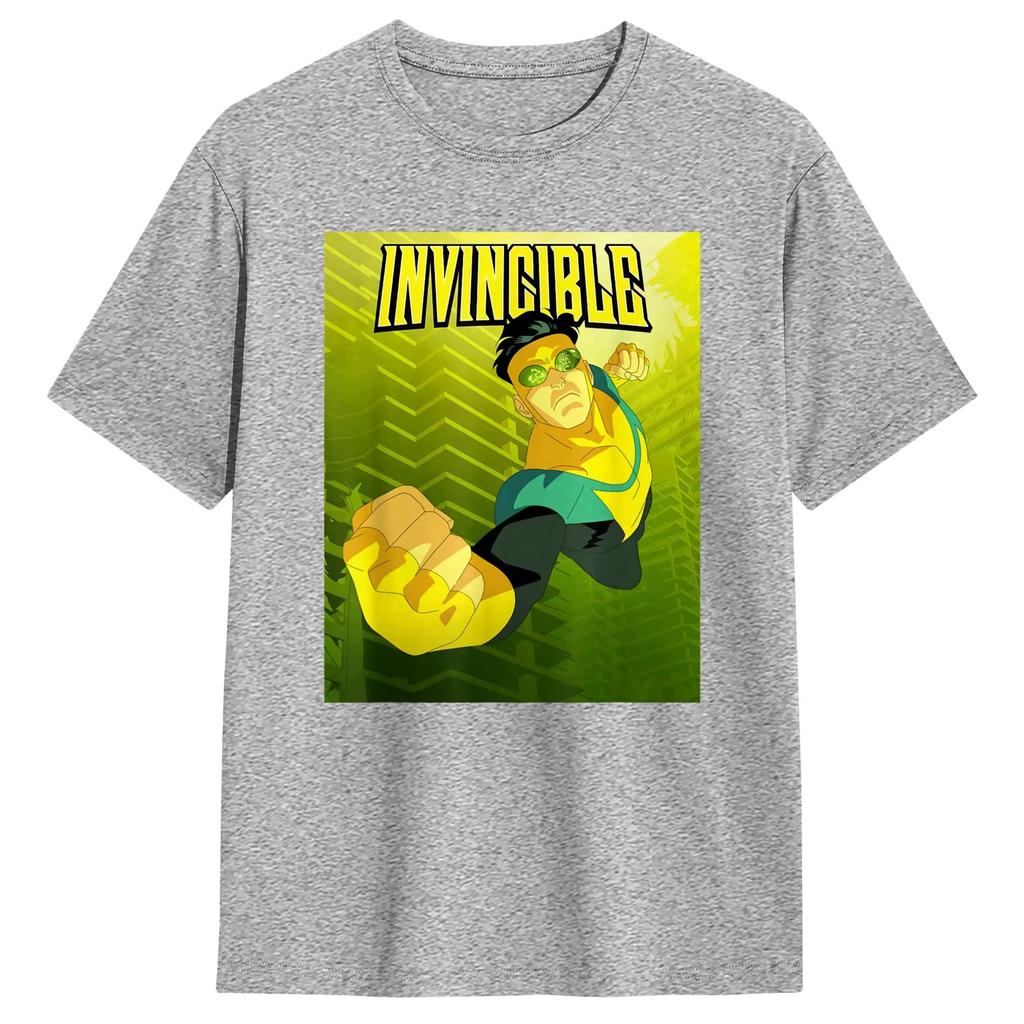Summer Cotton TShirts For Unisex Popular Print Tshirt Invincibles Fight Against Angstrom Levy Poster TShirt ShortSleeve Y2K