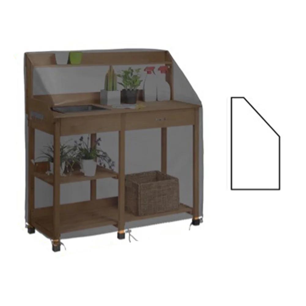 All Weather Outdoor Cover Outdoor Cover Potting Bench Cover Snug Fit 210D Oxford Fabric PU Coating Waterproof Material
