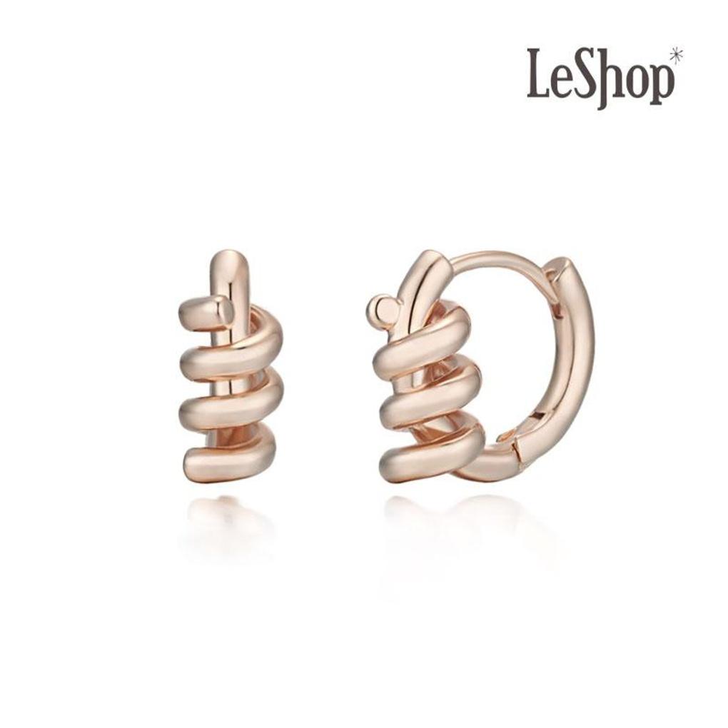 

[LsSHOP] 14K Nodi Earrings (Gold Plated)_LJ5151BRE