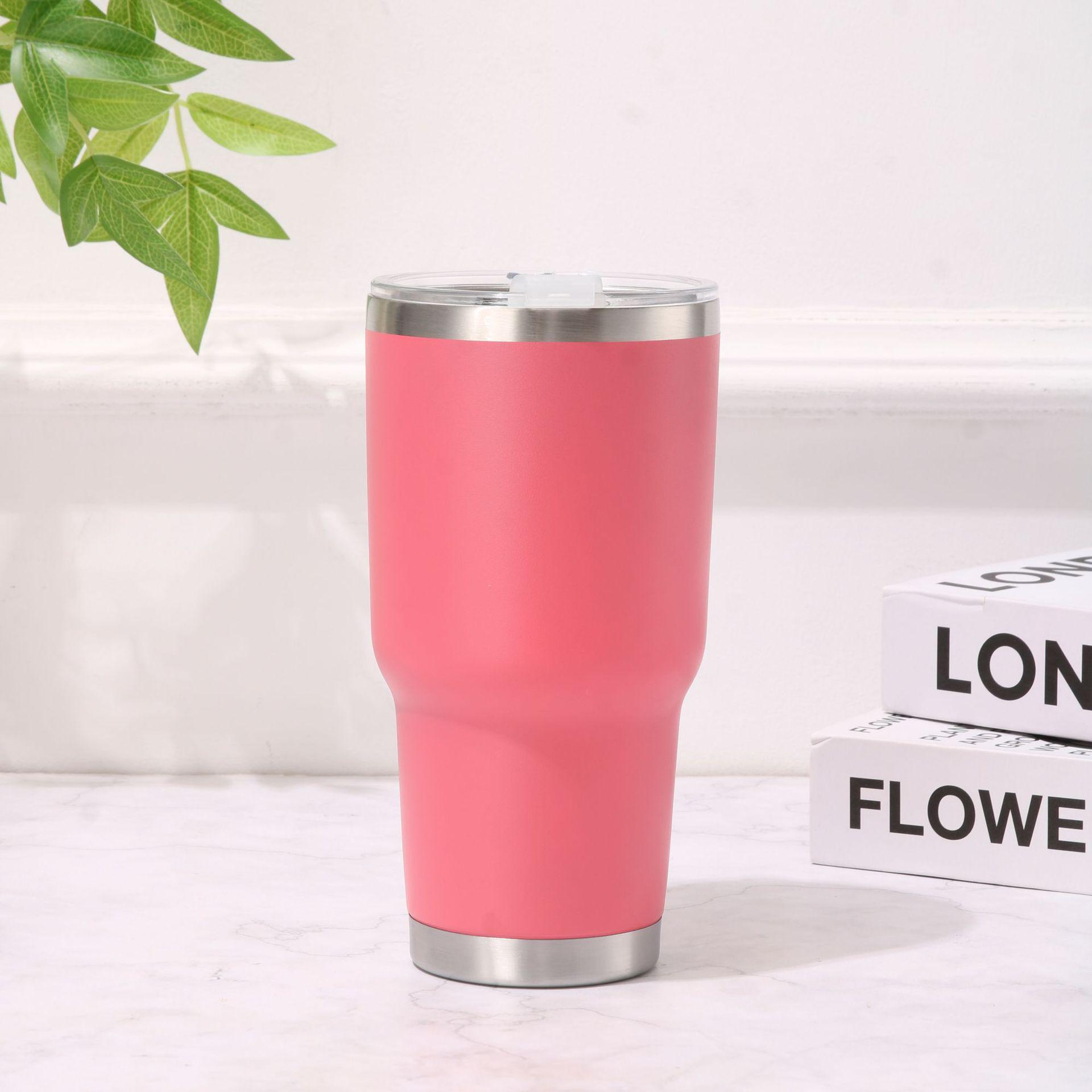 30oz European & American Style 304 Stainless Steel Insulated Portable Car Cup 30oz/890ml