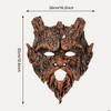 Breathable Halloween Tree Demon Mask Spider Web Pattern Tree Monster Mask Tree Man Mask  Carnival
