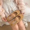 Fashion Lightweight Breathable Retro Ballet Style Flat Sole Shallow Mouth Single Shoes Women's 2025 New Spring Versatile Mary Jane Shoes