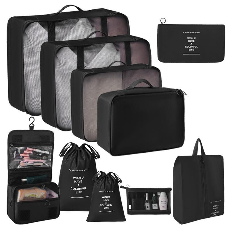 Travel Packing Cubes 7 Set, Clothes Organizer Bags for Suitcase Luggage, Portable Storage Bags for Clothes Socks Underwear