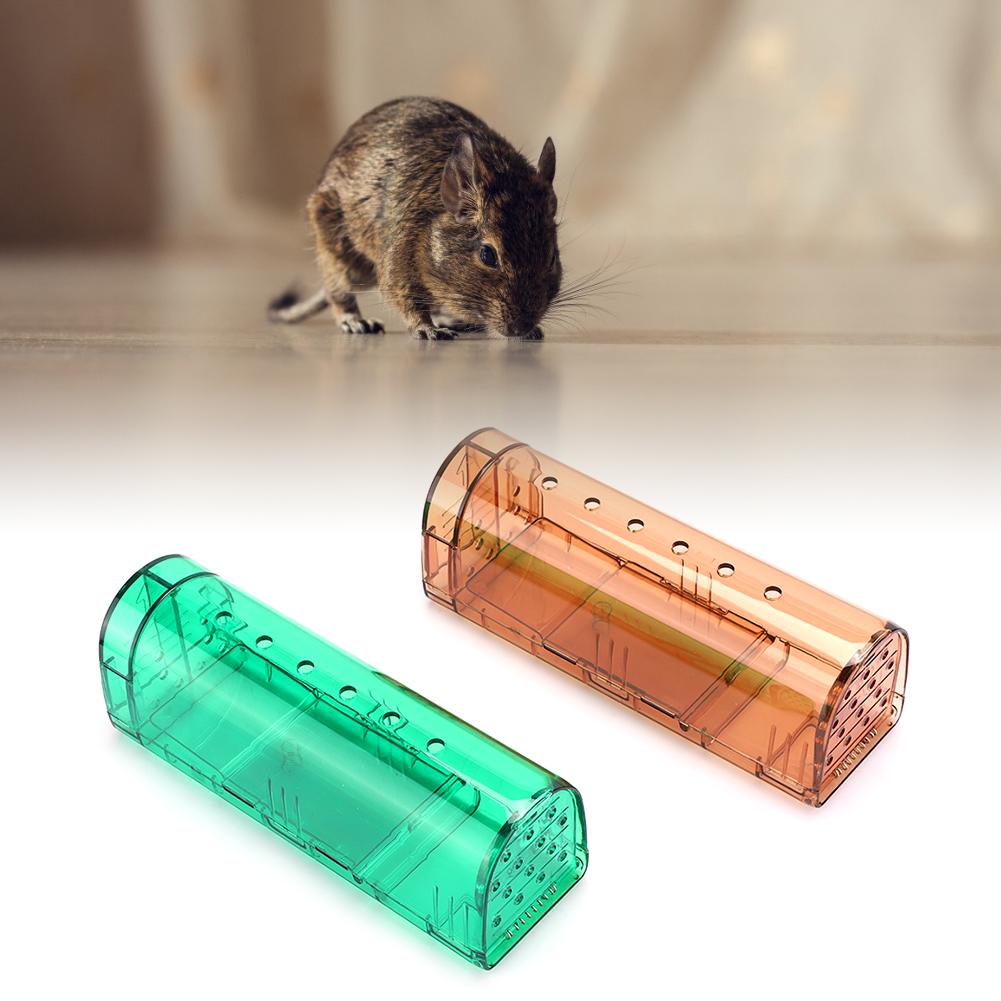 2PCS Plastic Mouse Trap Humane Reusable Rat Catcher Cage Rodent Mousetrap for Home Shop Hotel2PCS