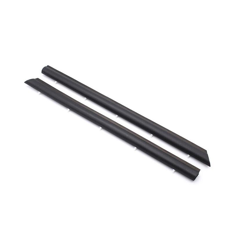 1Pair Black Front Door Gasket Seal Rubber Trim Car Accessories For VW T5 T5.1 Transporter 2003-2015
