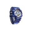 CASIO Men Liquid Crystal/Analog Dual Display Series Blue Watch GA-110BWP-2APFQ